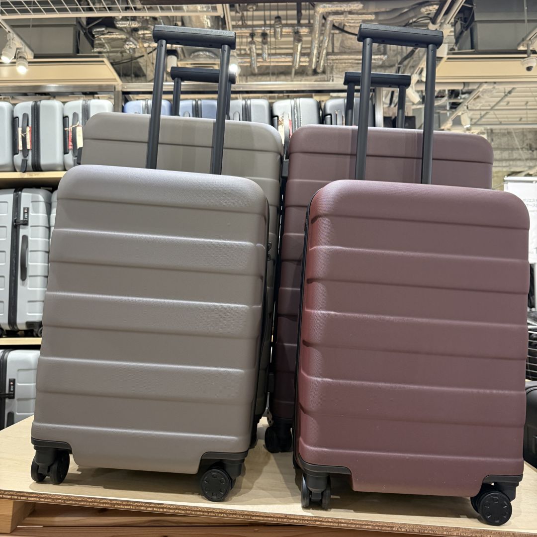 銀座】キャリーケースに新しいカラーが加わりました ｜無印良品 銀座